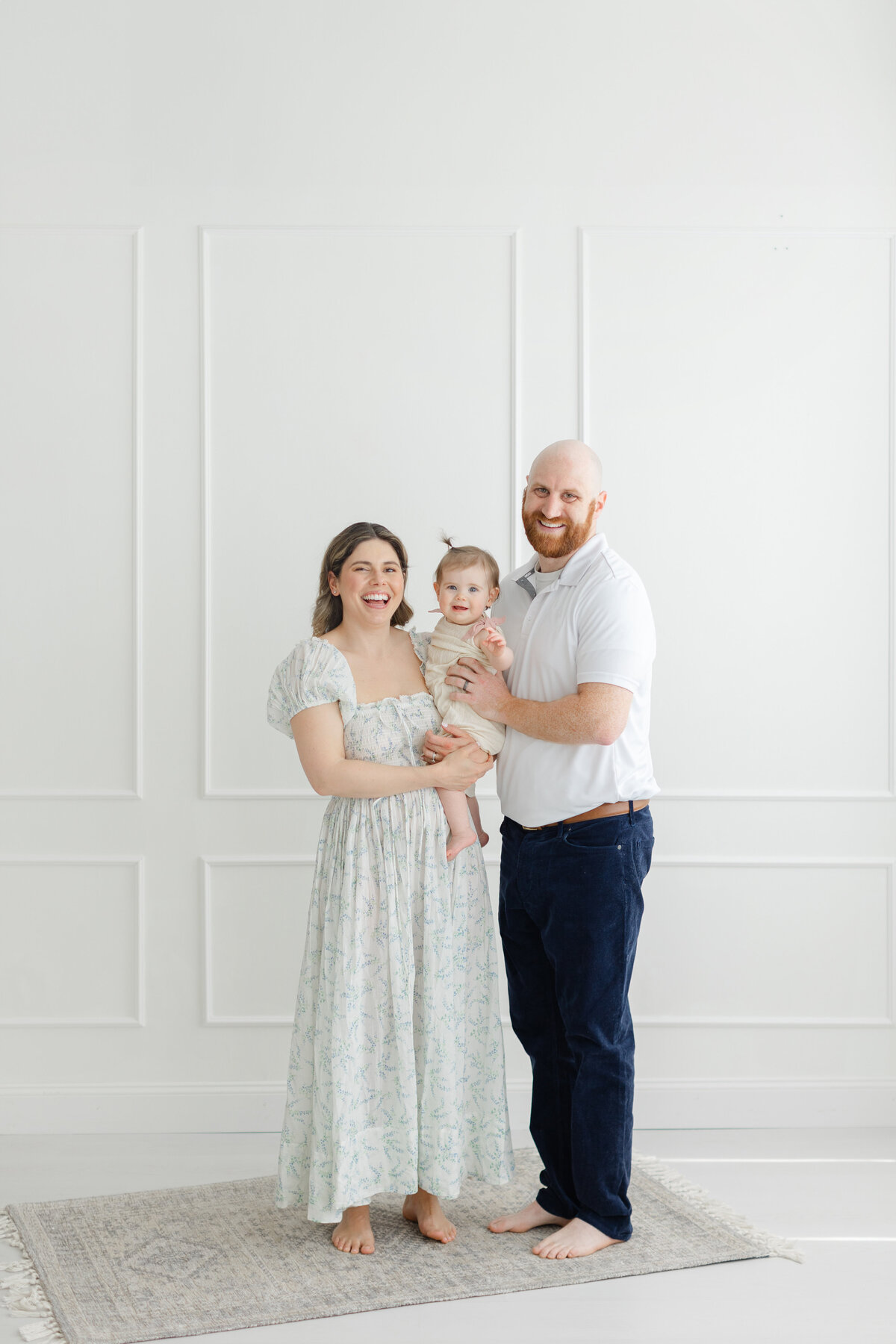 12 month baby milestone portrait session at Philadelphia photography studio - 14