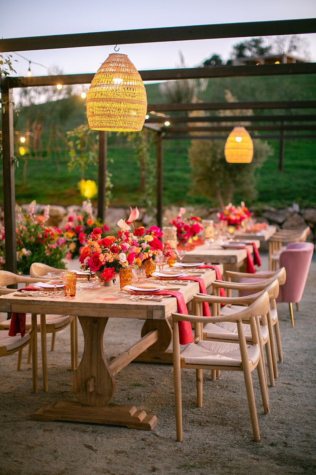 orange-and-pink-wooden-table