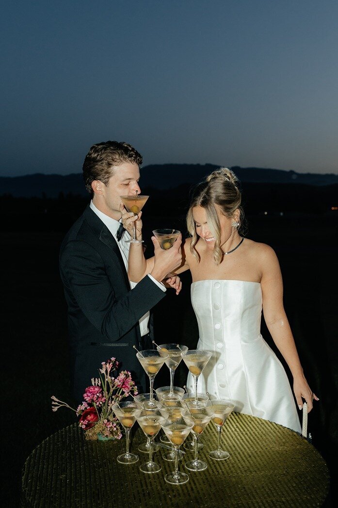 Chateau St. Jean Sonoma Wedding Reception with Rachel C Photography35