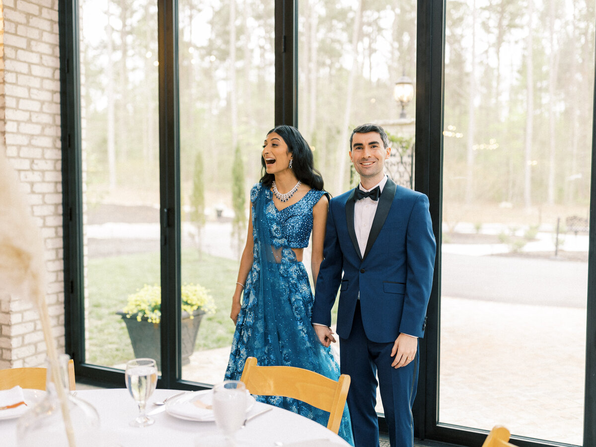 Prianka + Alex - Hindu Wedding 17- reception- room reveal