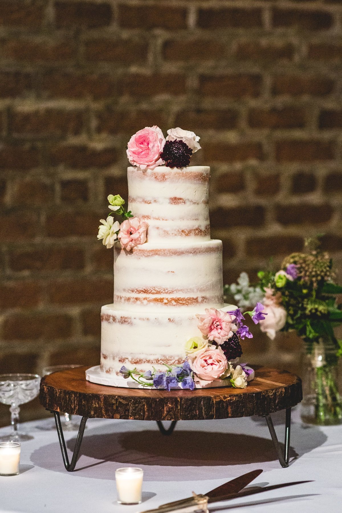 cake at wedding reception