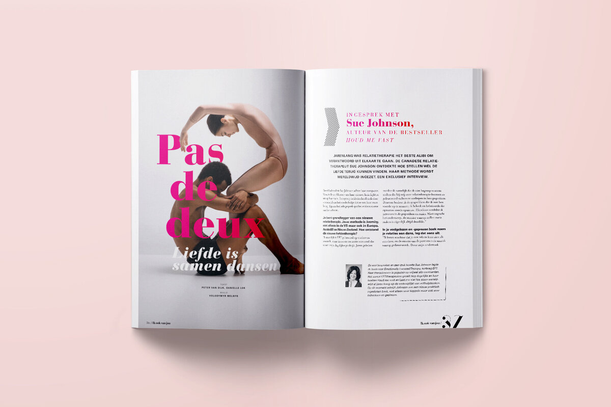 Magazine Ik ook van jou ontwikkelt voor EFT in opdracht van Mediawater. Begeleiding, productie, redactie en ontwerp magazine door Bladkamer.