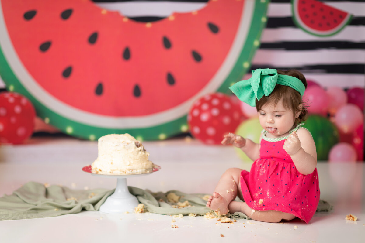watermelon theme girl's first birthday
