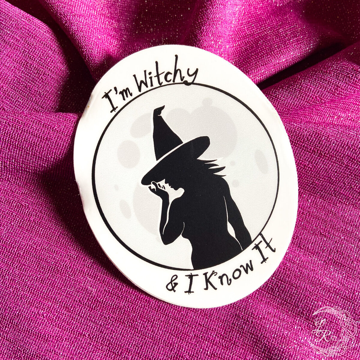 Witchy and I know it Sticker