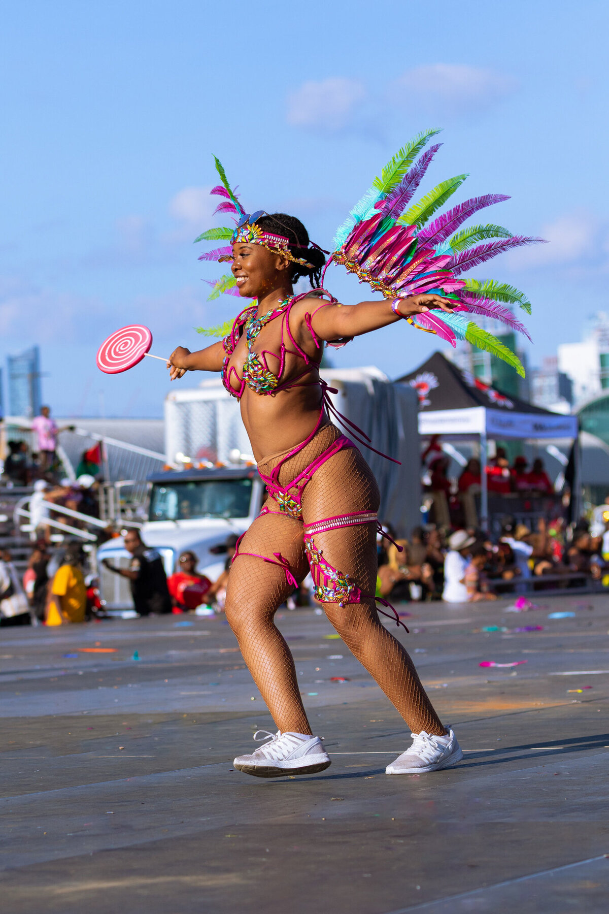 Photos of Masqueraders from Toronto Carnival 2023 - Sunlime Mas Band - Medium Band of The Year 2023-063