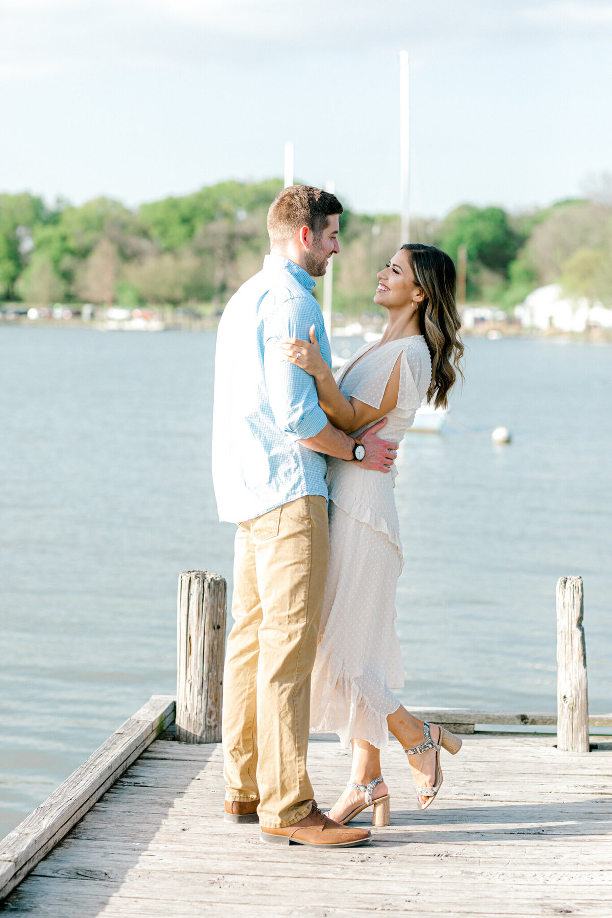 Anna & Brendan White Rock Lake Engagement Session | Dallas Wedding Photographer | Sami Kathryn Photography-9