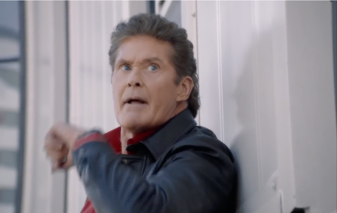 Playful scenes from Mobile.de’s iconic campaign starring David Hasselhoff, shot with humor by Stephan Burchardt.