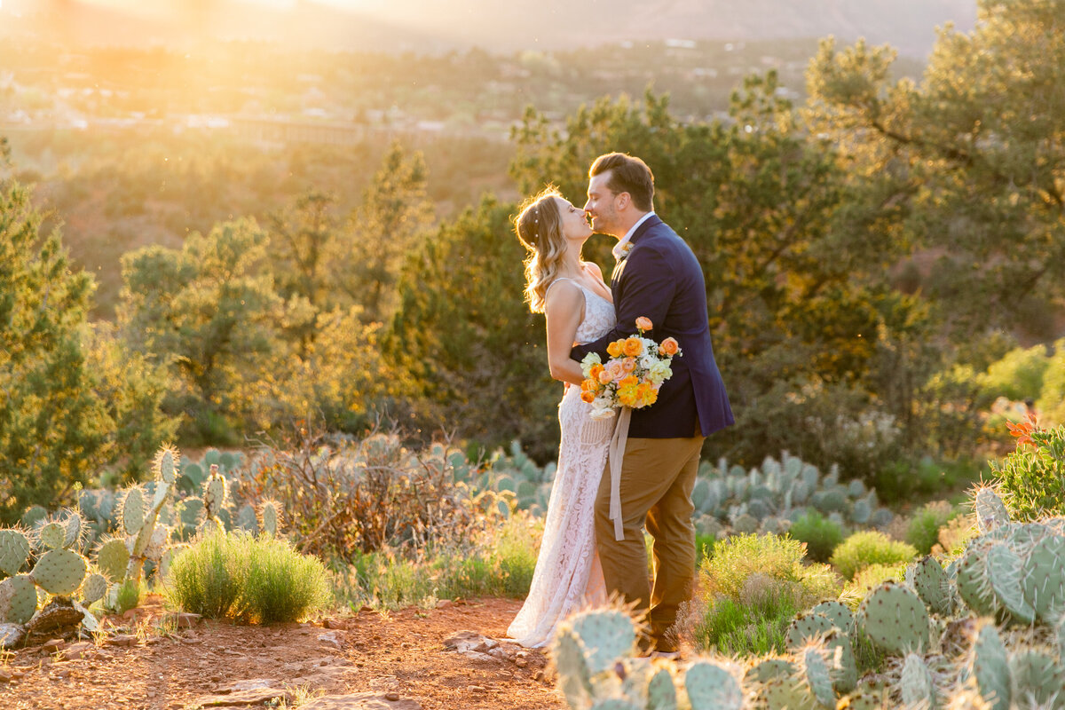 Karlie Colleen Photography - Sedona Arizona Elopement Wedding Photographer - Maxwell & Corynne-128