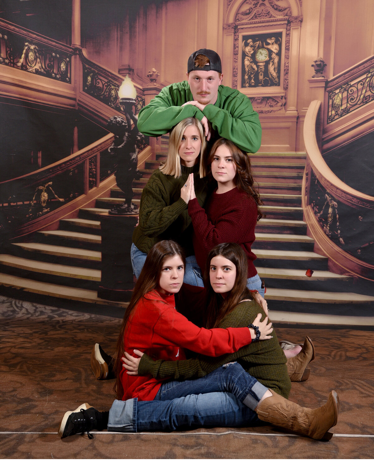 awkward sibling photo