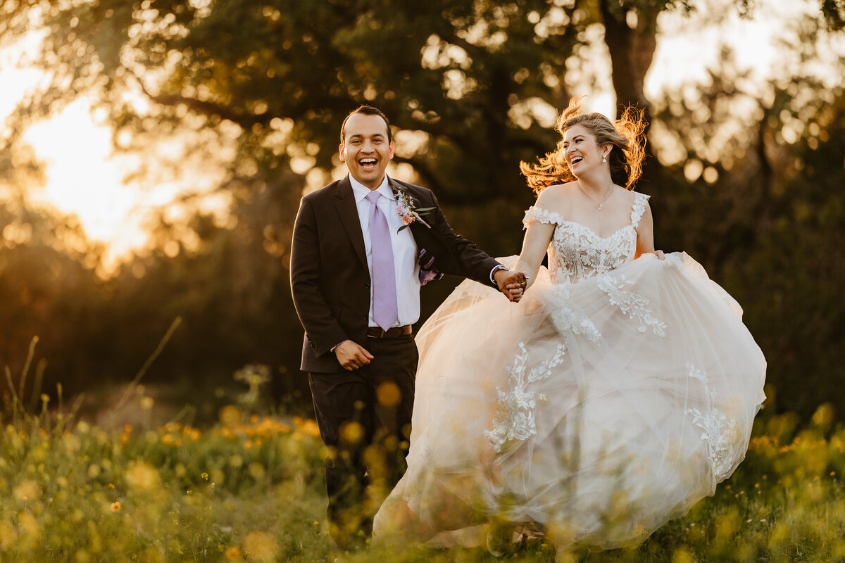 bride-runs-with-groom-star-hill-ranch