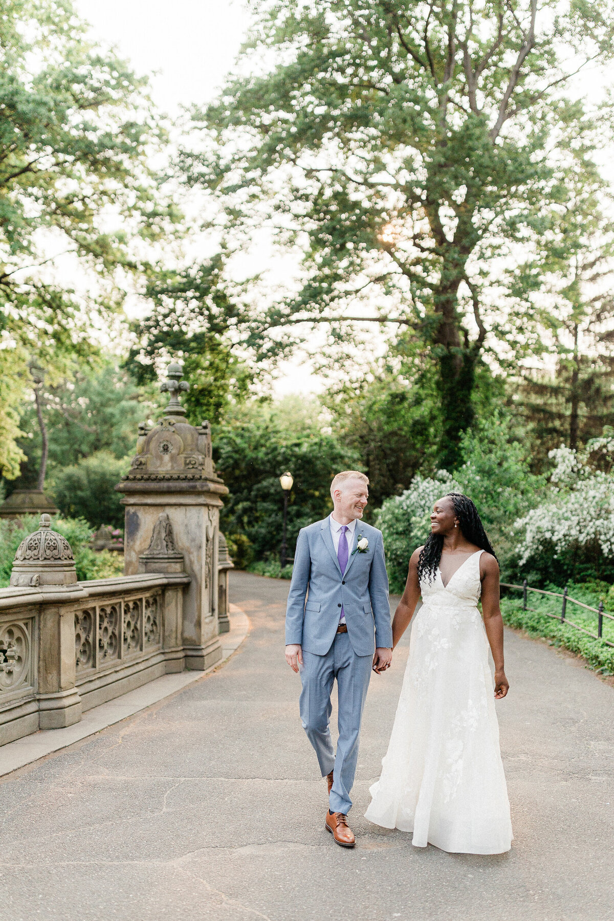 new york central park elopement wedding photo