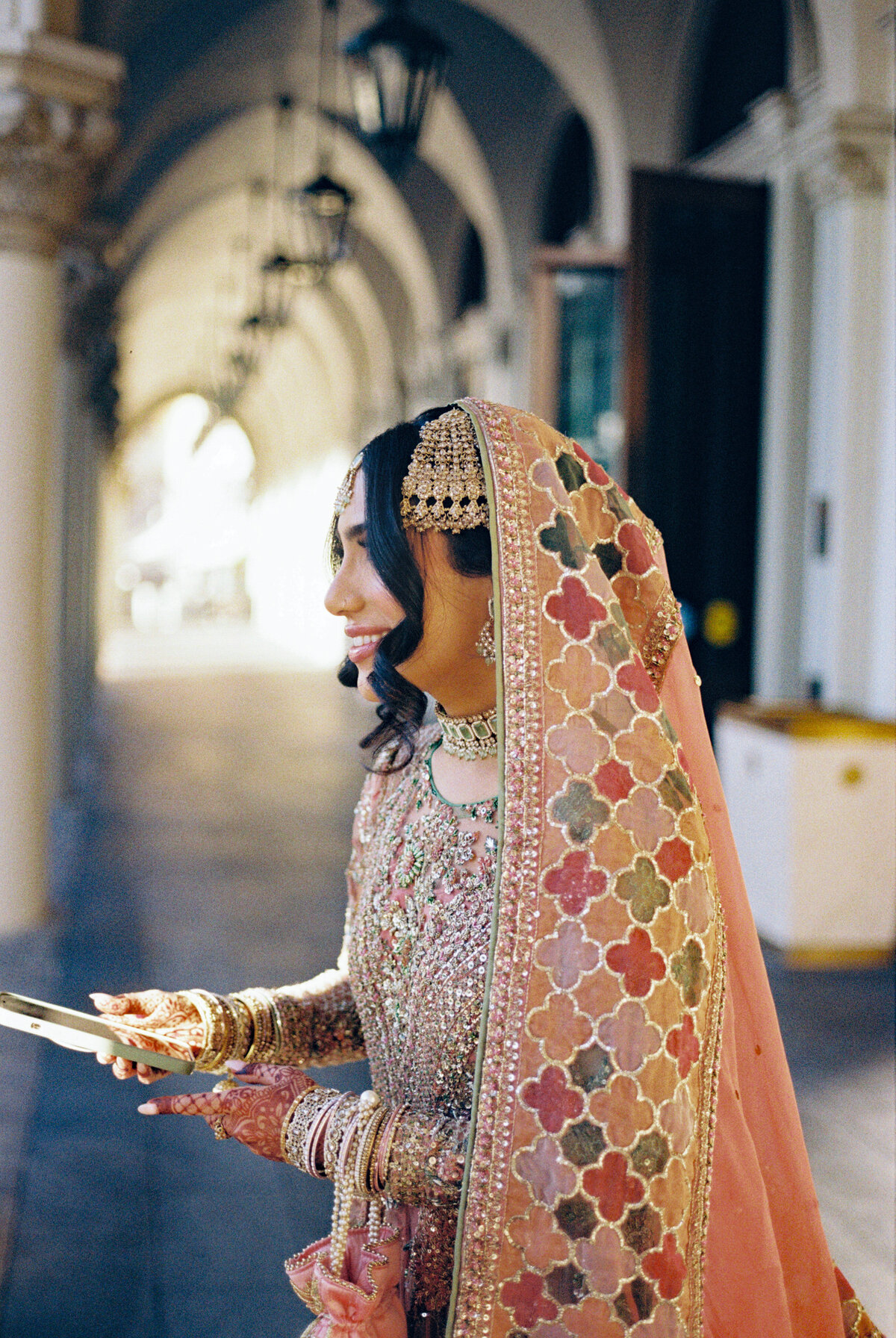 Cultural bridal portrait photographed by wedding photographer Puerto Rico


