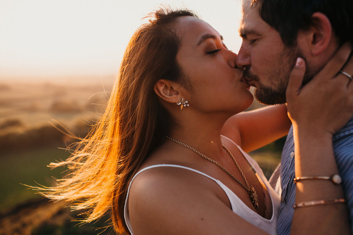 Engagement shoot at Brentor on Dartmoor