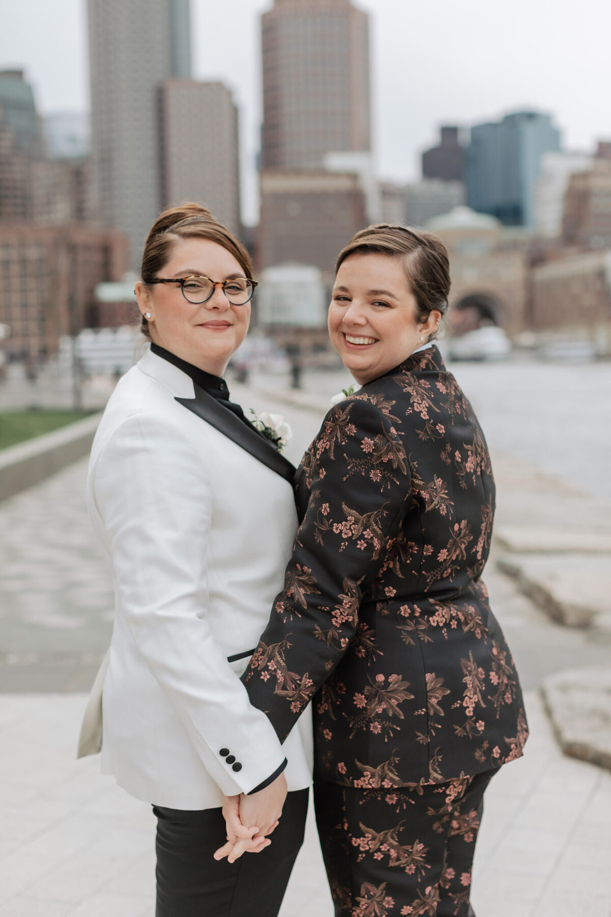 Lena Mirisola Photography Boston Massachusetts East Coast New England Wedding Engagement Photographer Inclusive Luxury LGBTQ Friendly ICA-Museum-Gay-Wedding-Lena-Mirisola-Boston-035