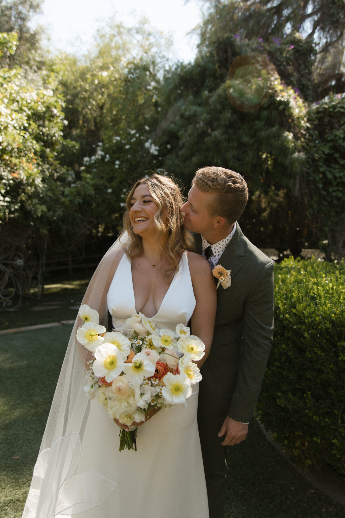bride and groom portraits