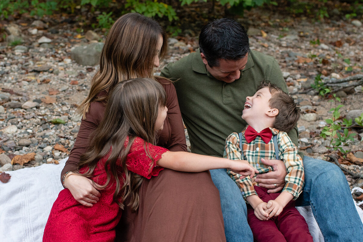 Sharon Leger Photography | Newborn and Family Photographer in CT | Collinsville Family Session Fall Sunset-7