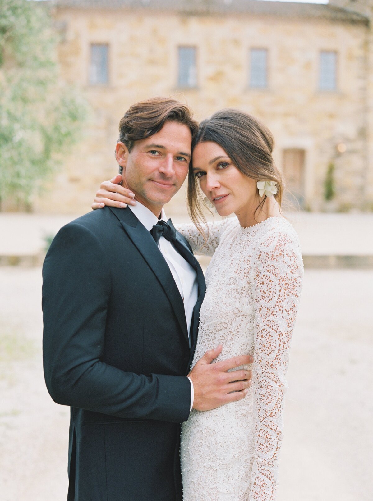 editorial Santa Barbara wedding portrait