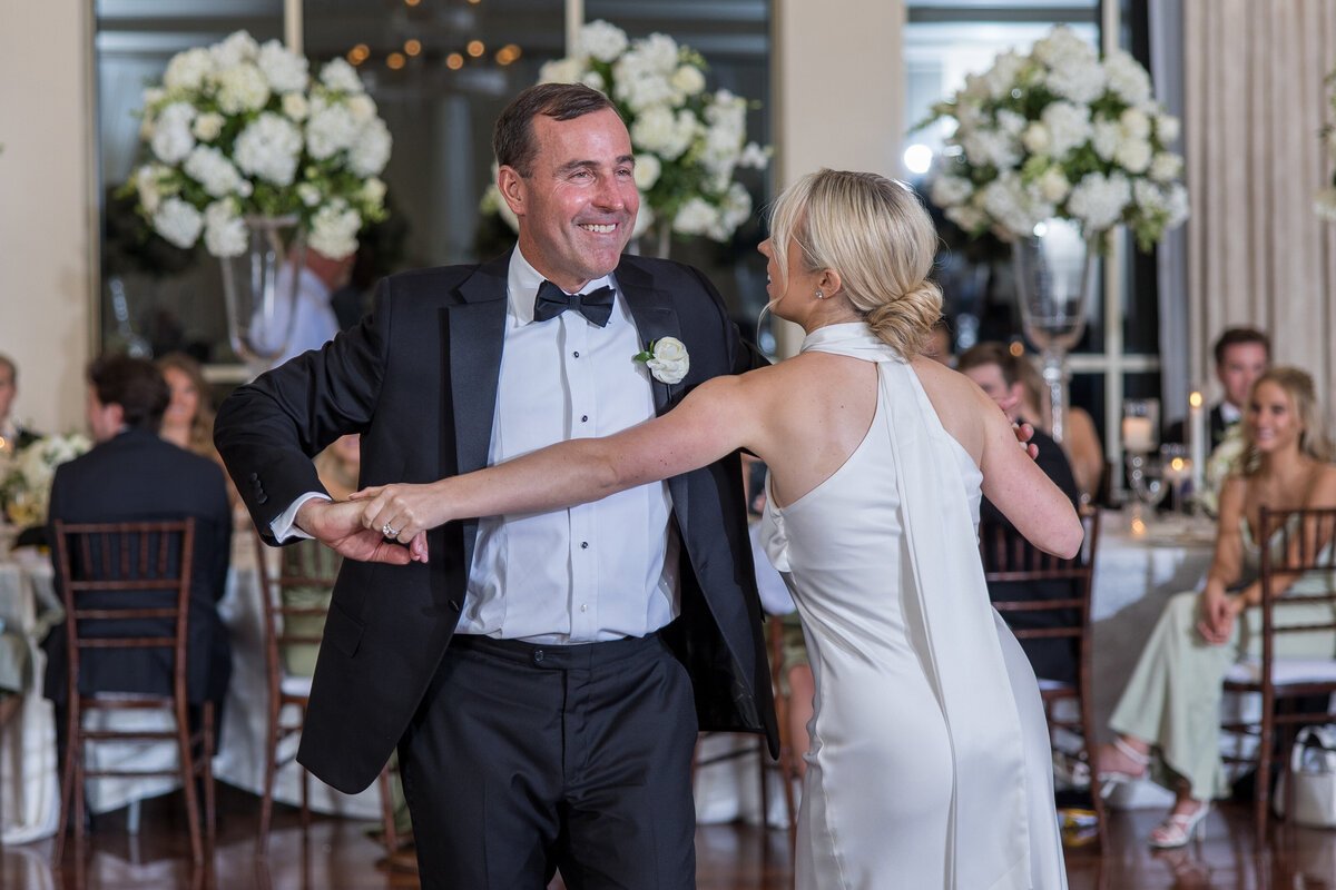 Father Daughter Dance at Swan House Atlanta Wedding