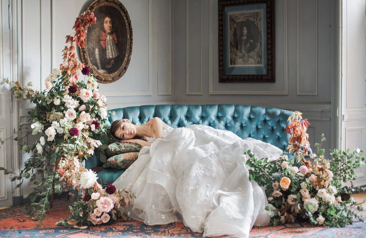 h Fairytale Castle Wedding Paris France Chateau de Vaux-le-Vicomte by @alejandrapoupelevents 20