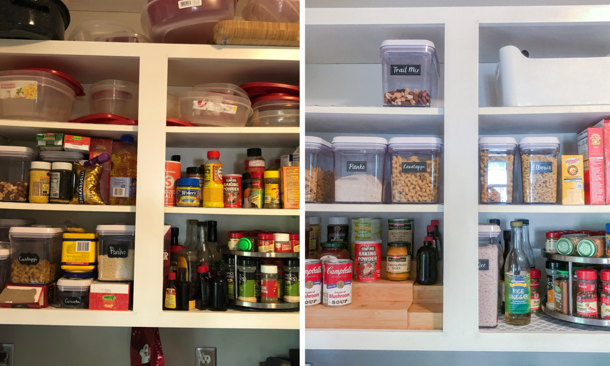 Food Cabinet Organizing