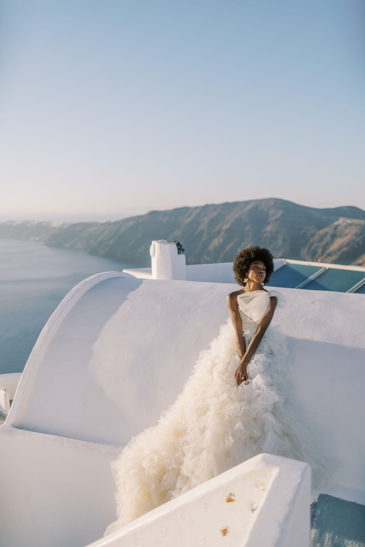 Greece Bridal Session Rocabella Santorini Millia London Gown Vicki Grafton Photography700