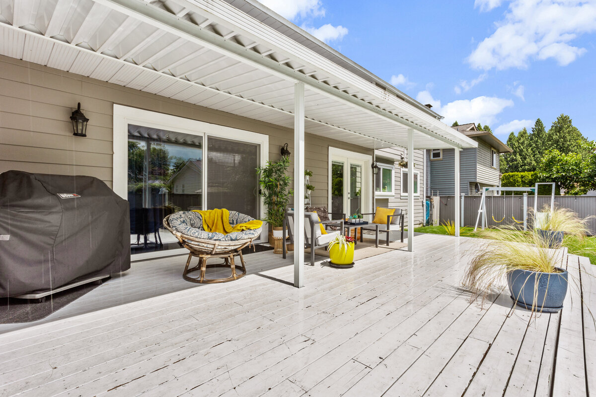Backyard patio