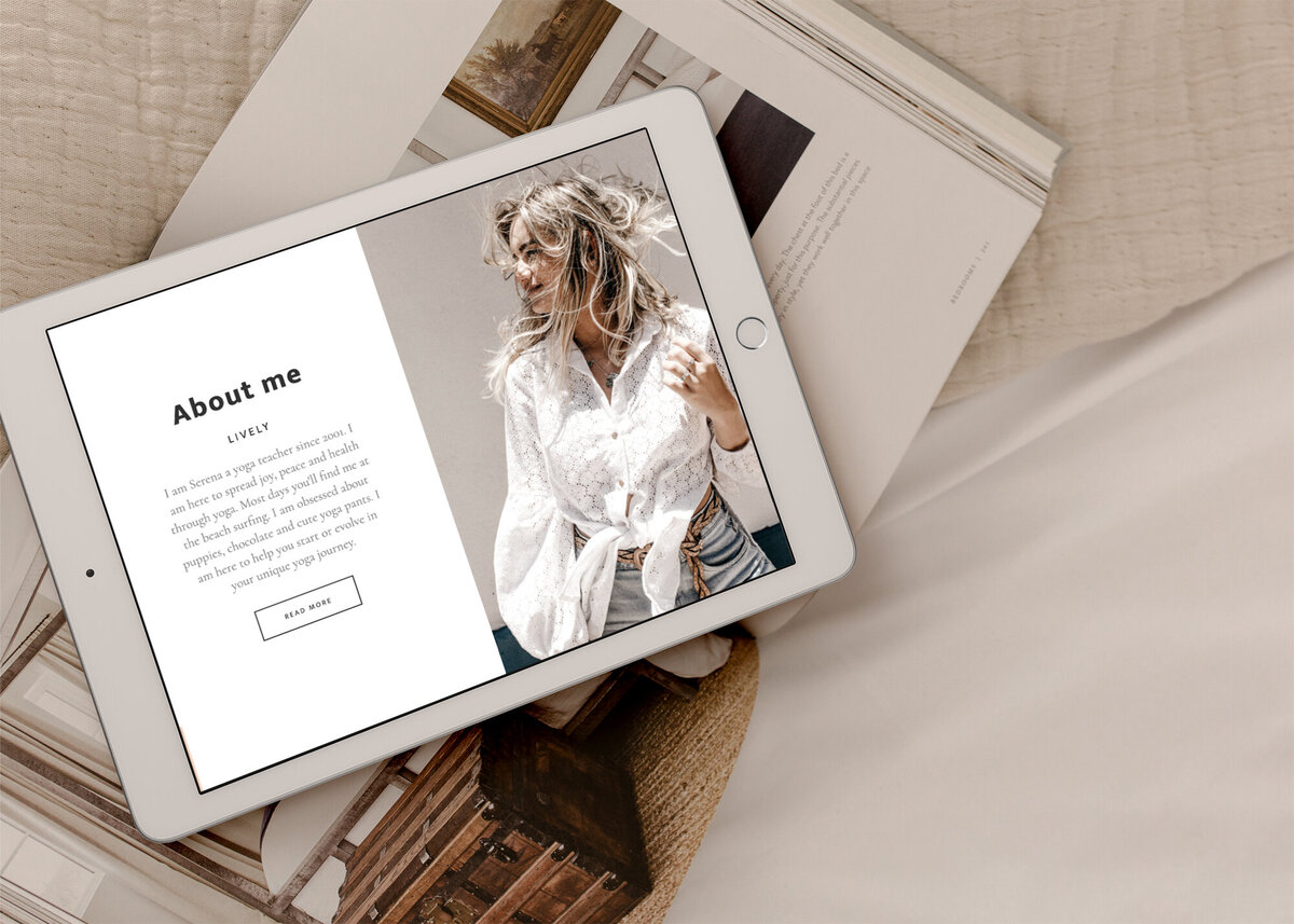 The Roar Showit Web Design Website Template Serena Business Layout 3