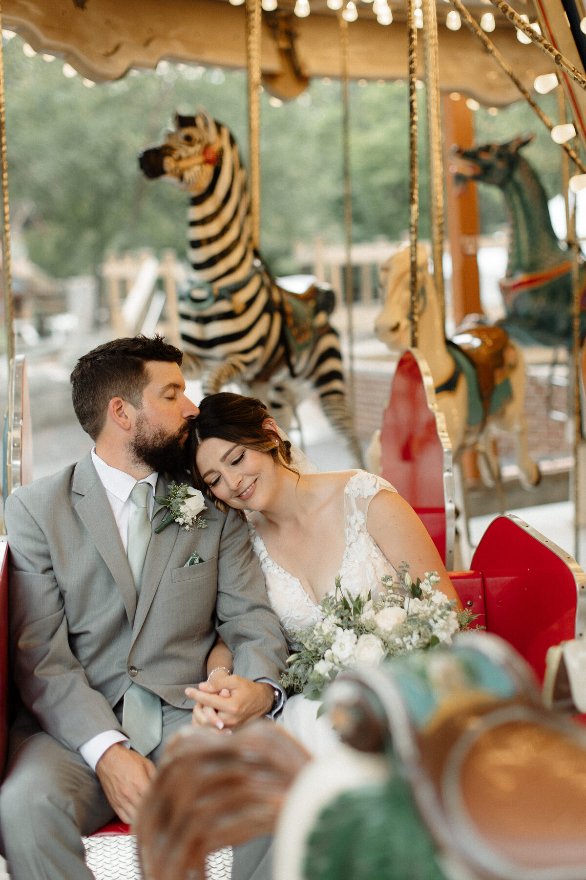 carousel wedding