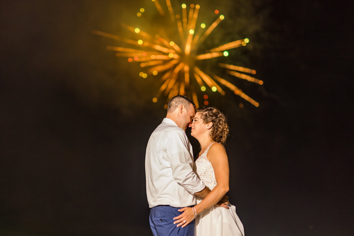 new england wedding photographer fireworks photos