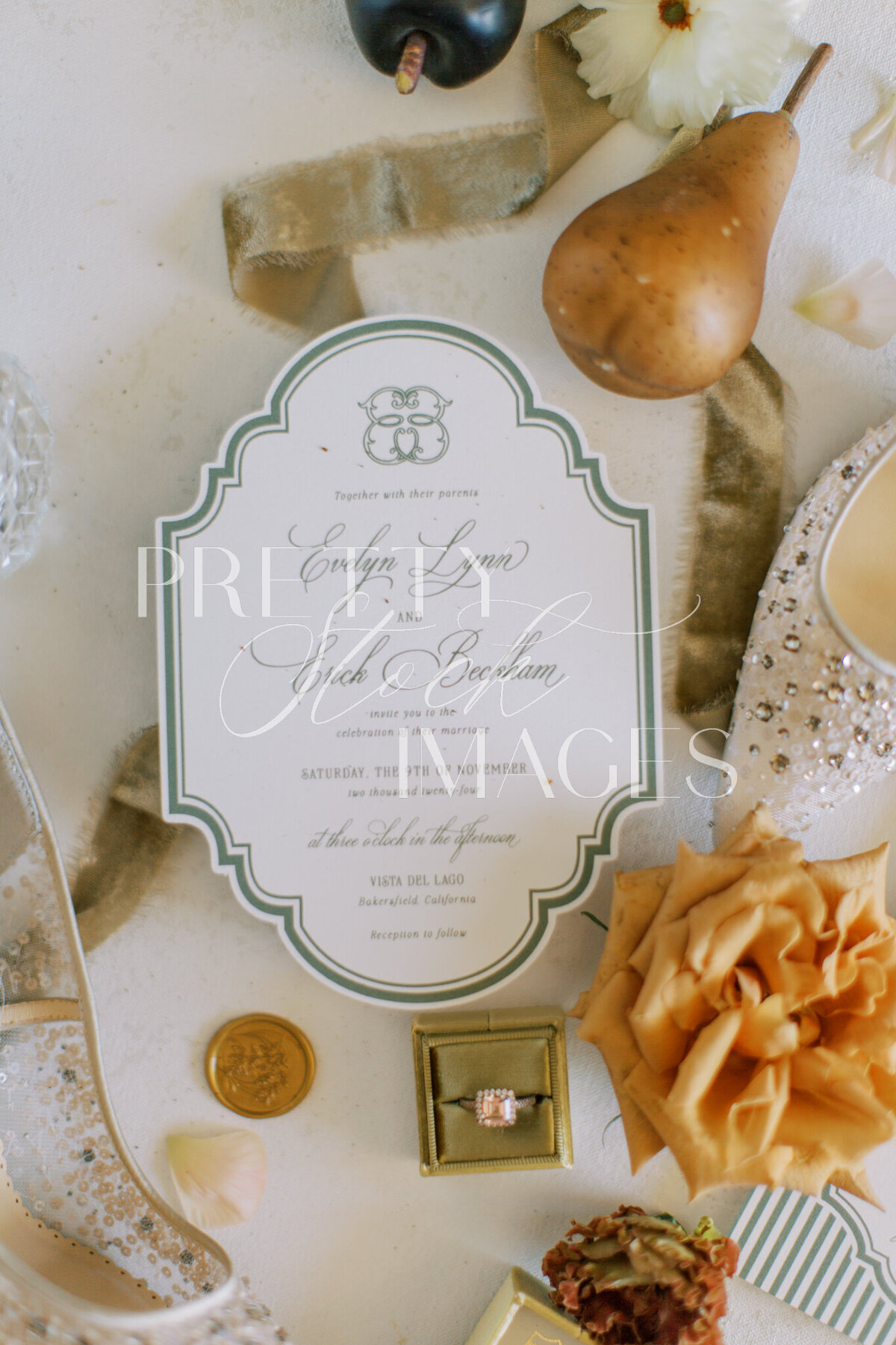Pretty Stock Images - Fall Wedding Flat Lay-007
