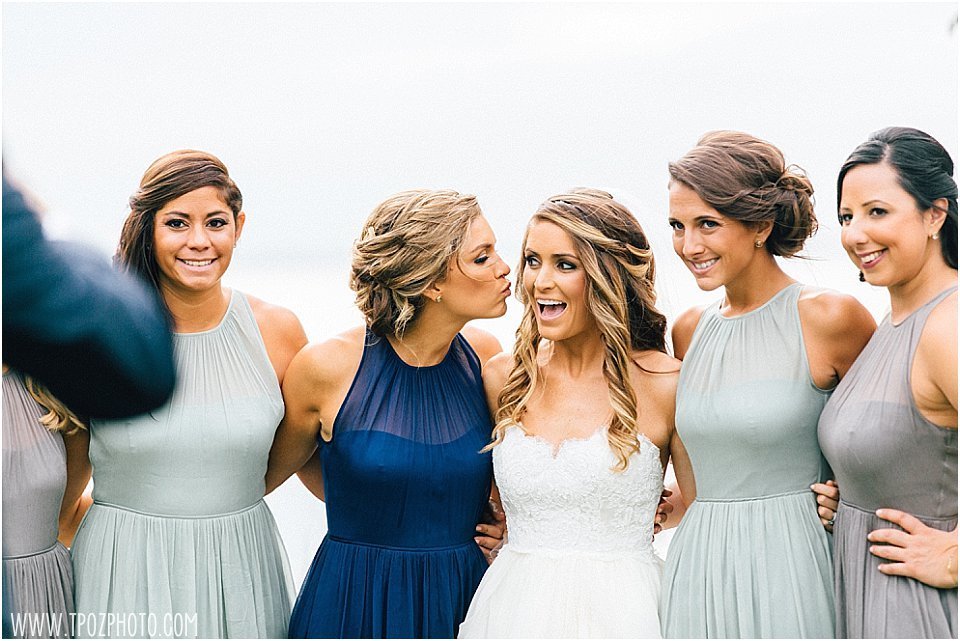 Chesapeake Bay Beach Club Wedding Portraits || tPoz Photography