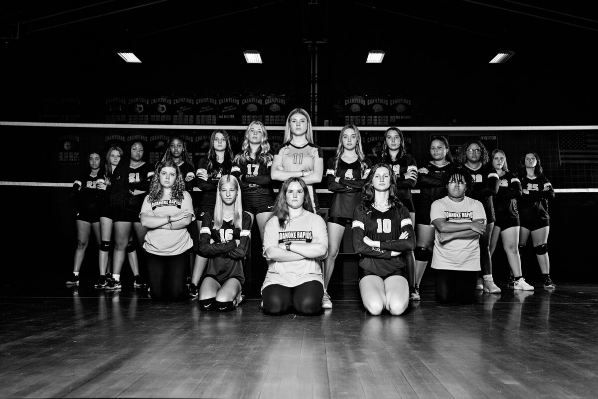Roanoke Rapids Photographer Volleyball-2538-BW-EditWeb Sized