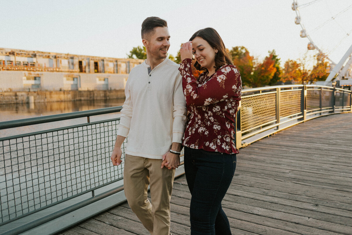 Hand-in-Hand at Sunrise - Couple Photography Montreal