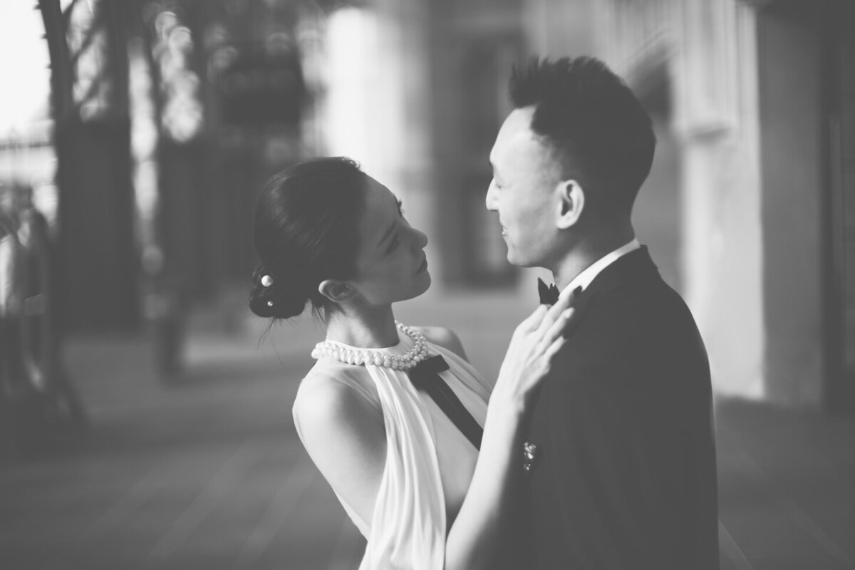 Pre-wedding photoshoot. The Londoner, Macau. Reem Acra - Breakfast at Tiffany’s.