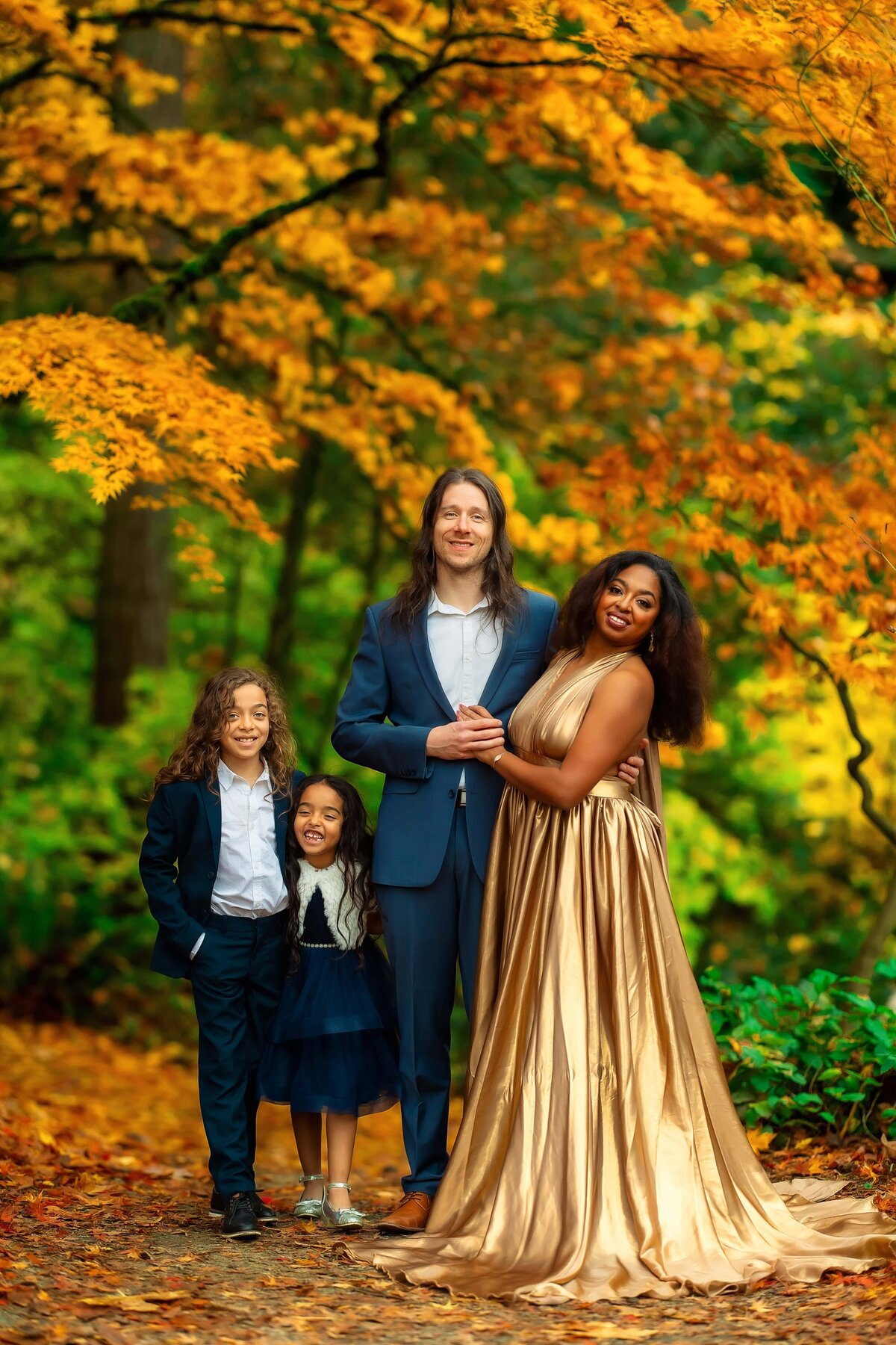 Bellevue Family Gold Dress