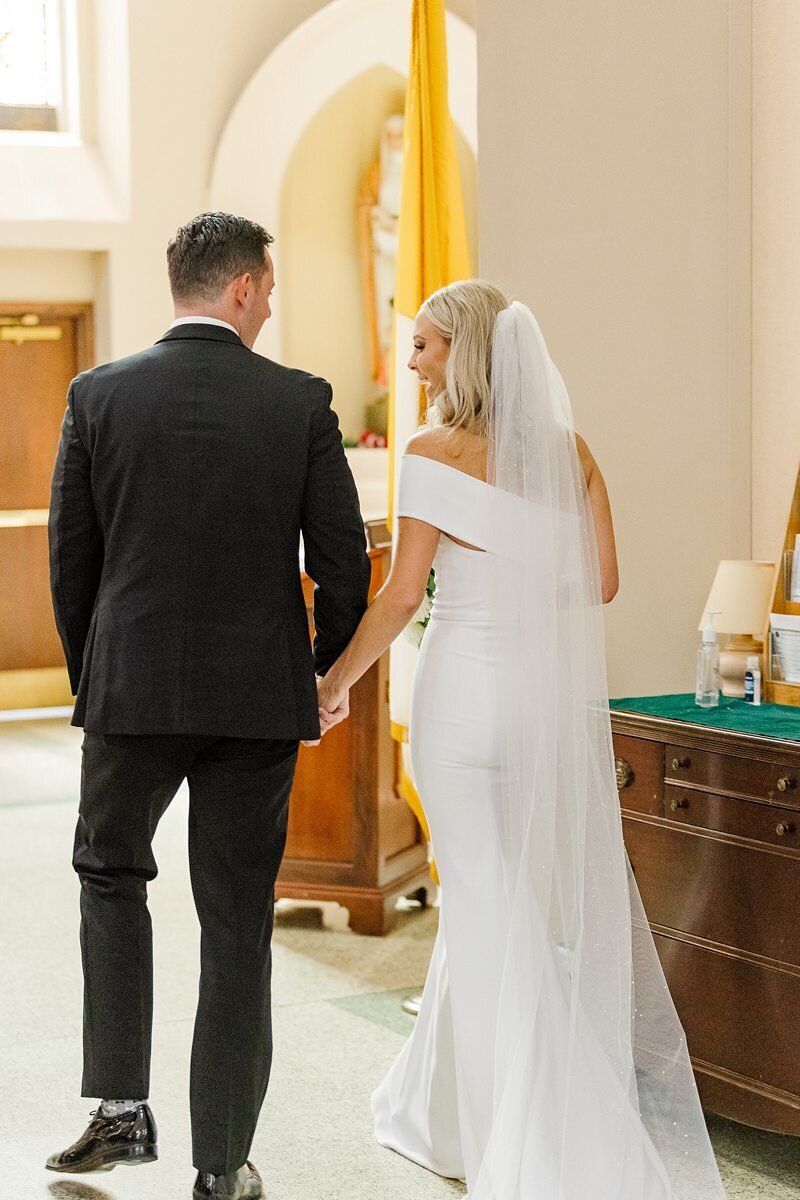 Wedding Ceremony at St. Mary’s in Evansville131