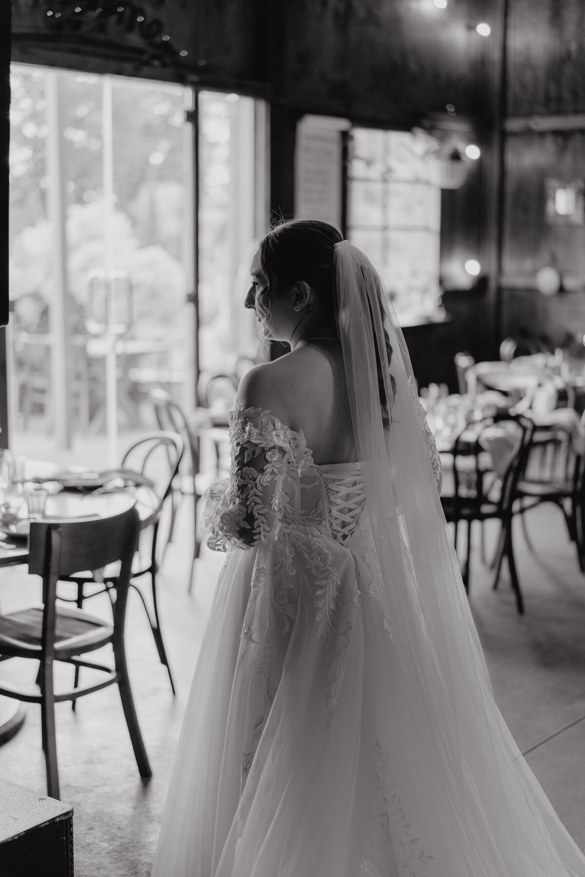 The bride by Balnarring wedding photographer Jake Grinde