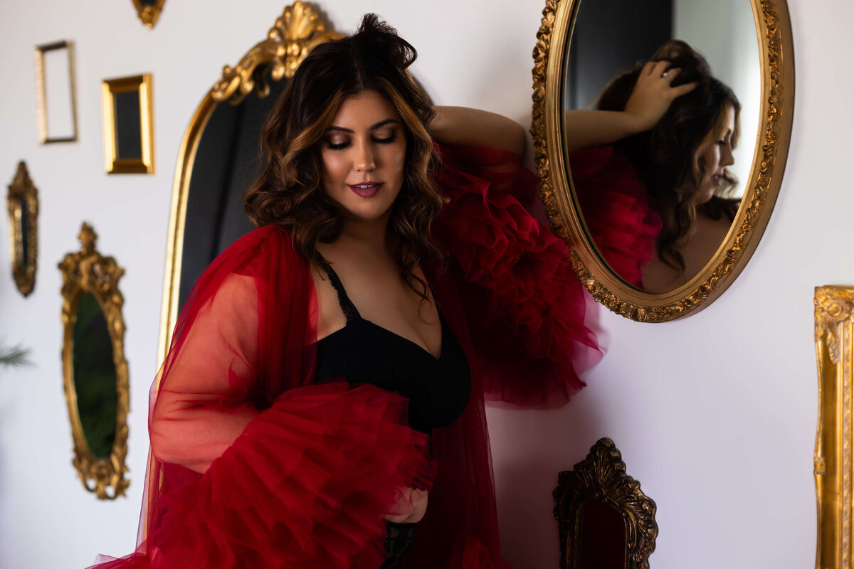 luxe boudoir style robe
