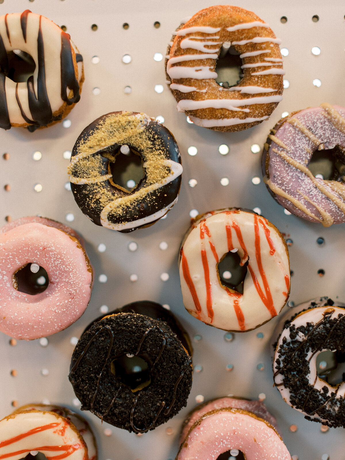 Prianka + Alex - American Wedding 19- Reception-Donut Wall