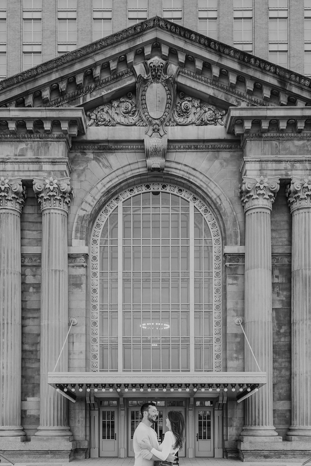 Michigan Central Station Engagement Session Detroit Michigan K. E. Rogers Photography-32