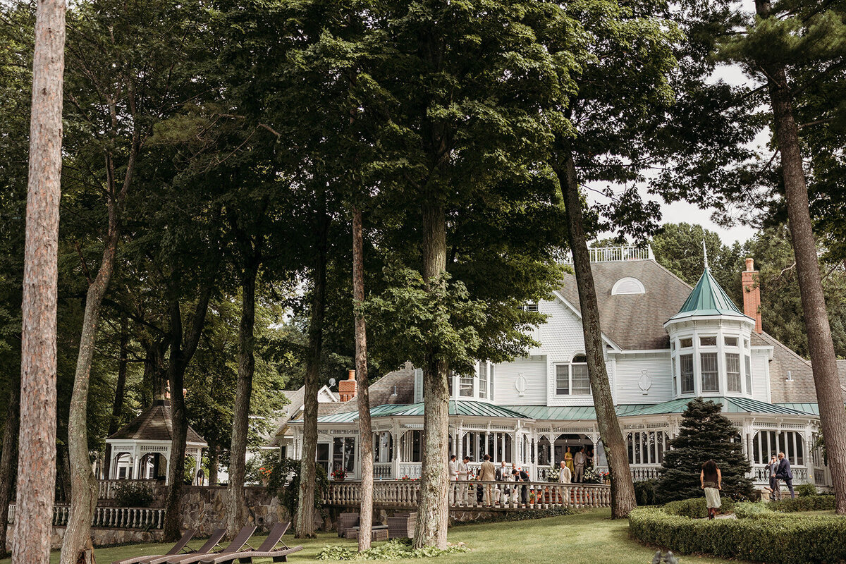 Red Pine Point Indian River Michigan Intimate Wedding Ceremony K. E. Rogers Photography-10