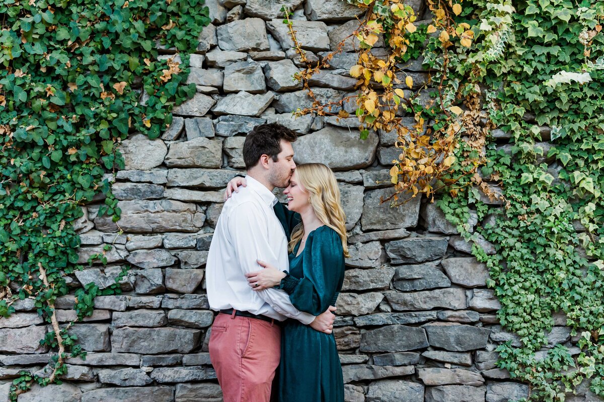 knoxville botanical engagement pictures