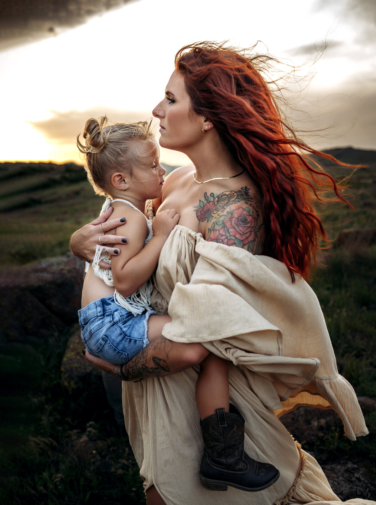 mother-daughter-windy-day-in-hills