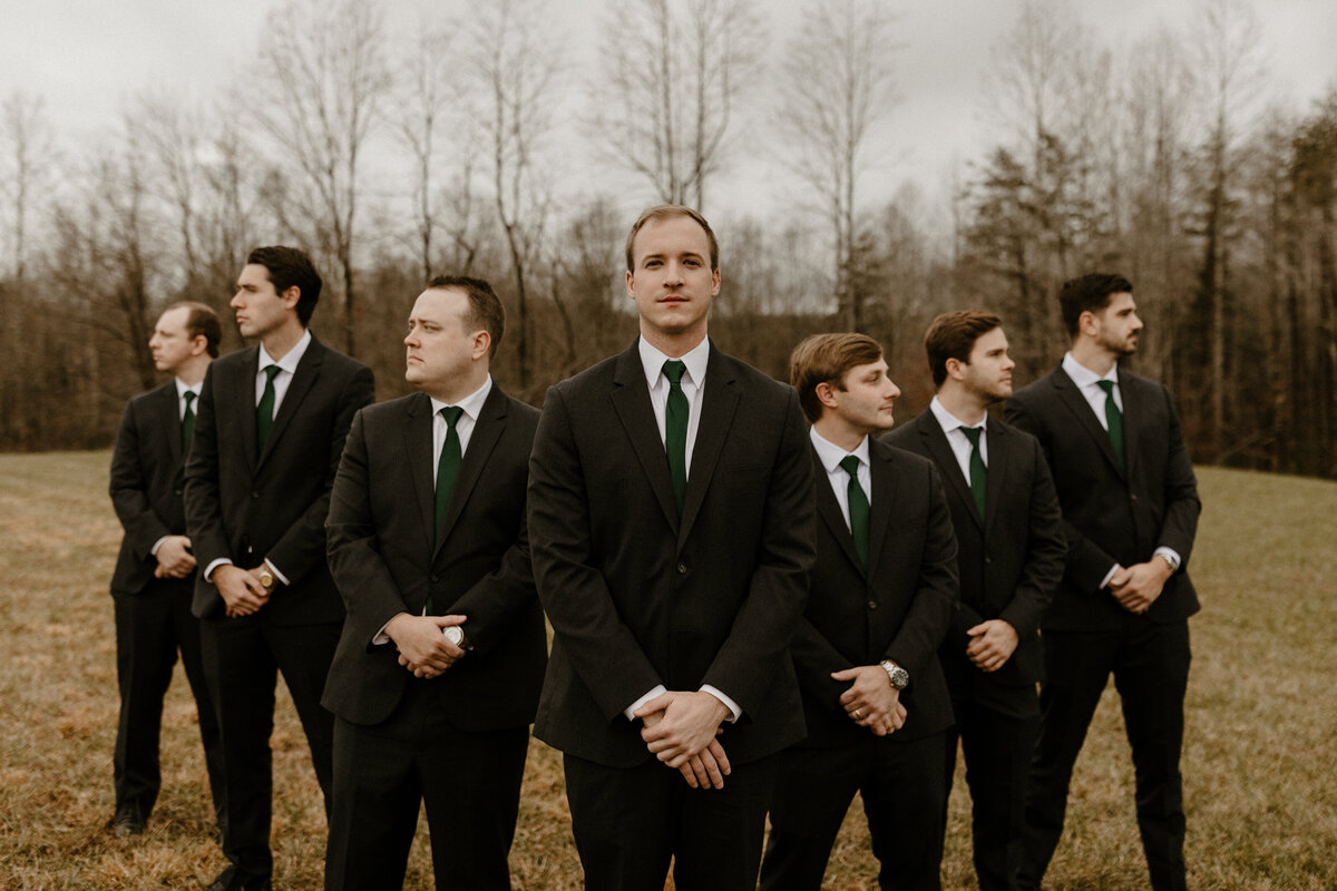 Bridal Party Photography at Glass Hill Venue by Virginia Photographer