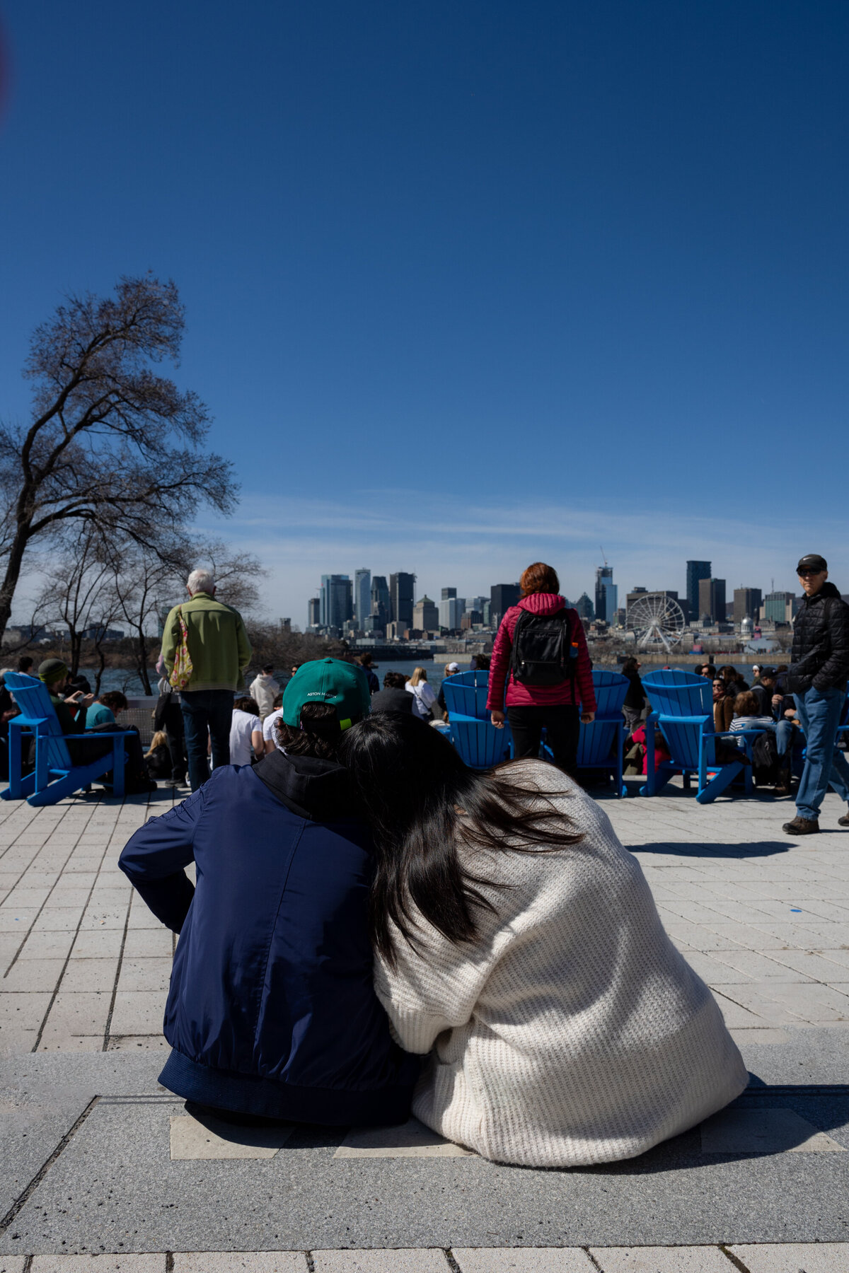 Photographie événementielle Éclipse solaire 2024 Parc Jean Drapeau Montréal