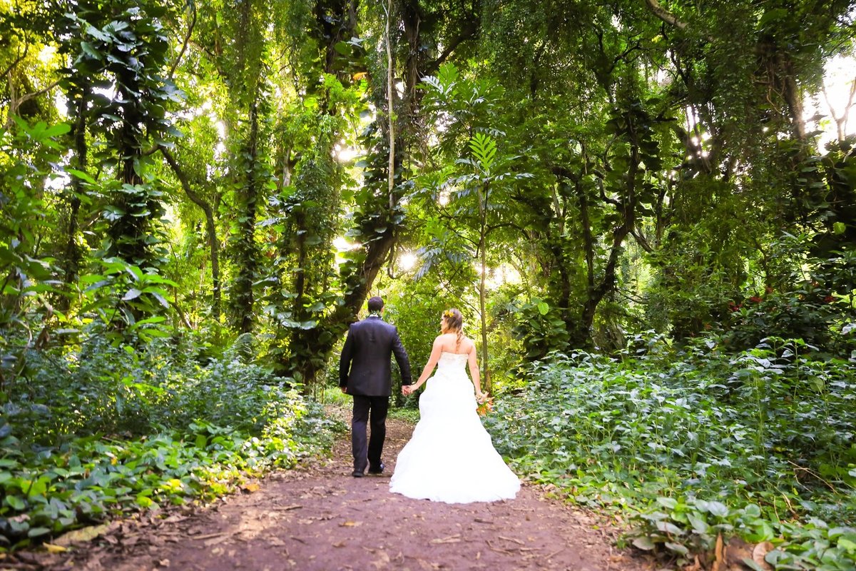 Capture Aloha Photography at The Westin Maui Resort and Spa With  Bride and Groom at stunning beauty of nature