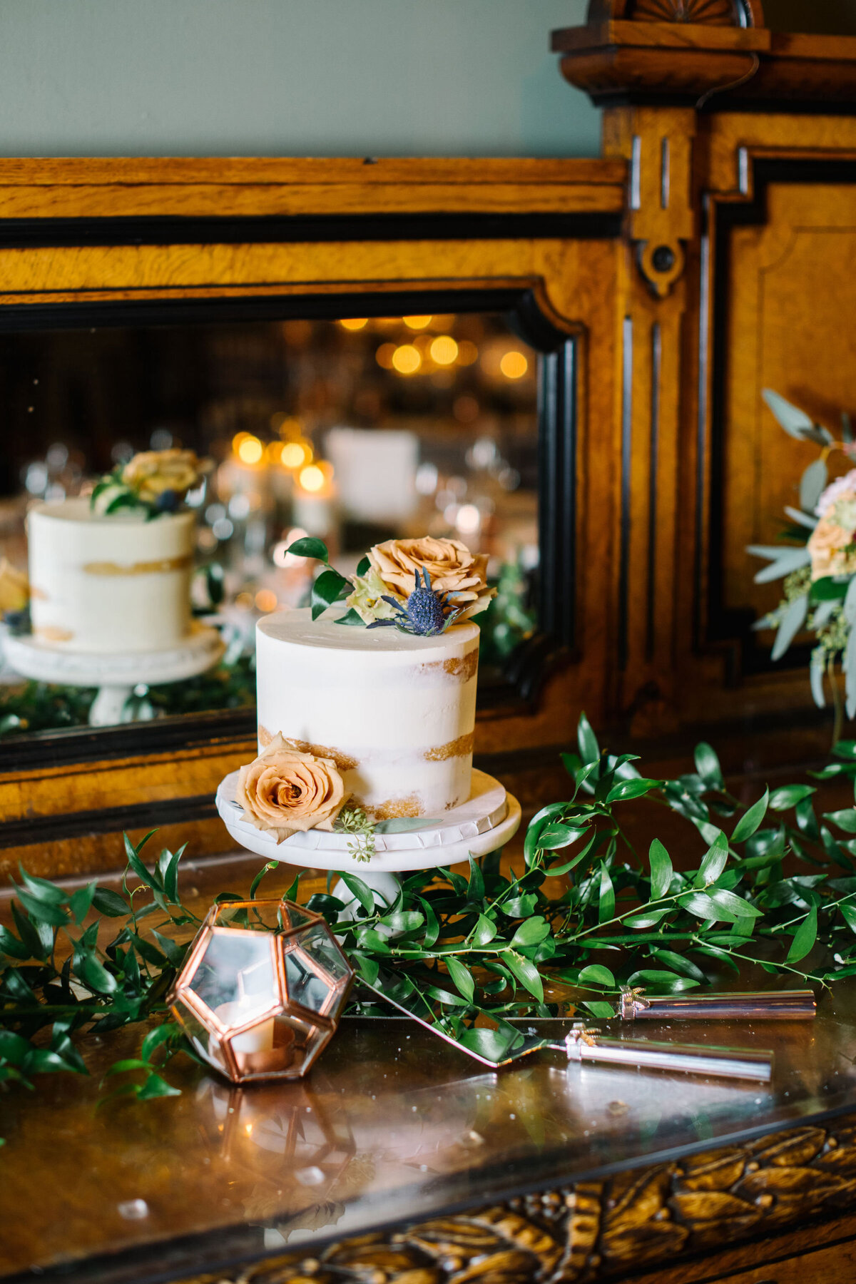 Indoor wedding reception at Emerald Lake Lodge, featured on the Brontë Bride Vendor Guide.