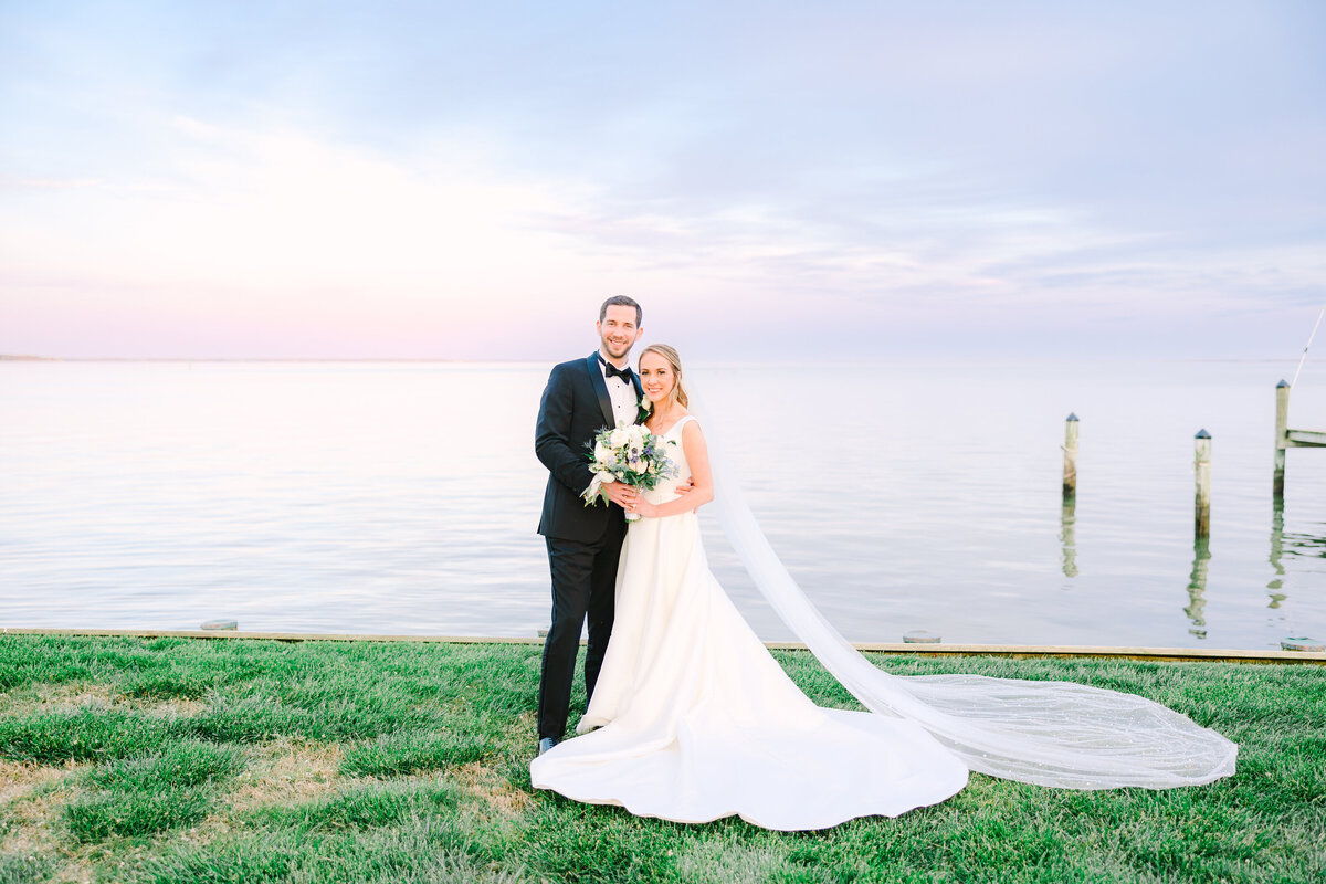 tilghman island sunset waterfront wedding eastern shore maryland chesapeake charm photography