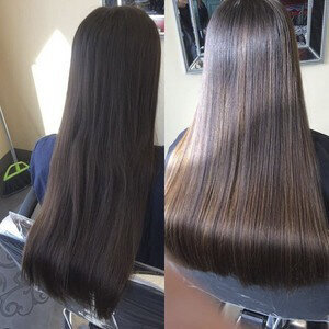 Brunette hair extensions