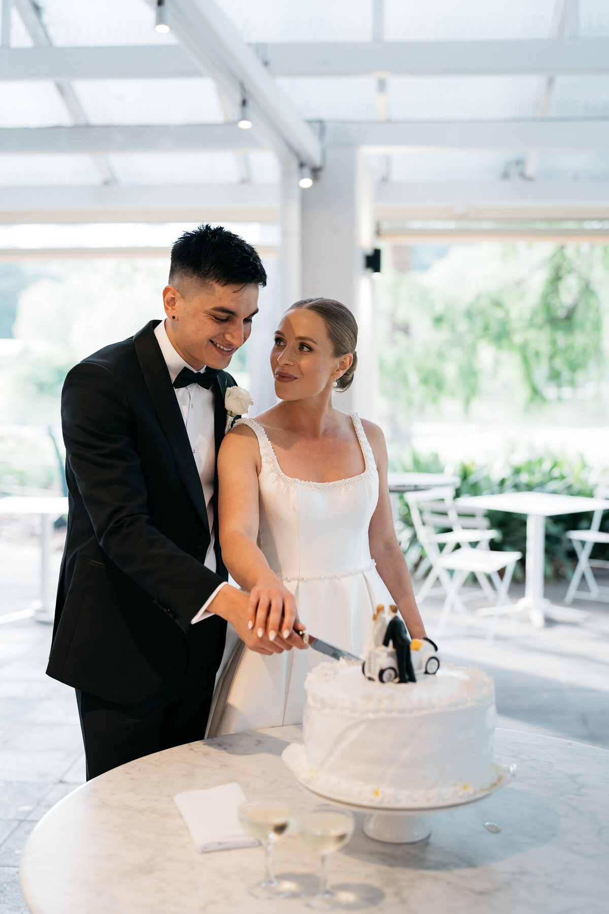 Courtney Laura Photography, Royal Botanical Gardens, The Terrace, Yarra Valley Wedding Photographer, Zoe and Sergio-342